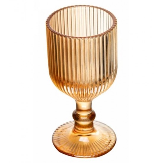 Taça Para Licor Avulsa 75ml Lines Âmbar Metalizado